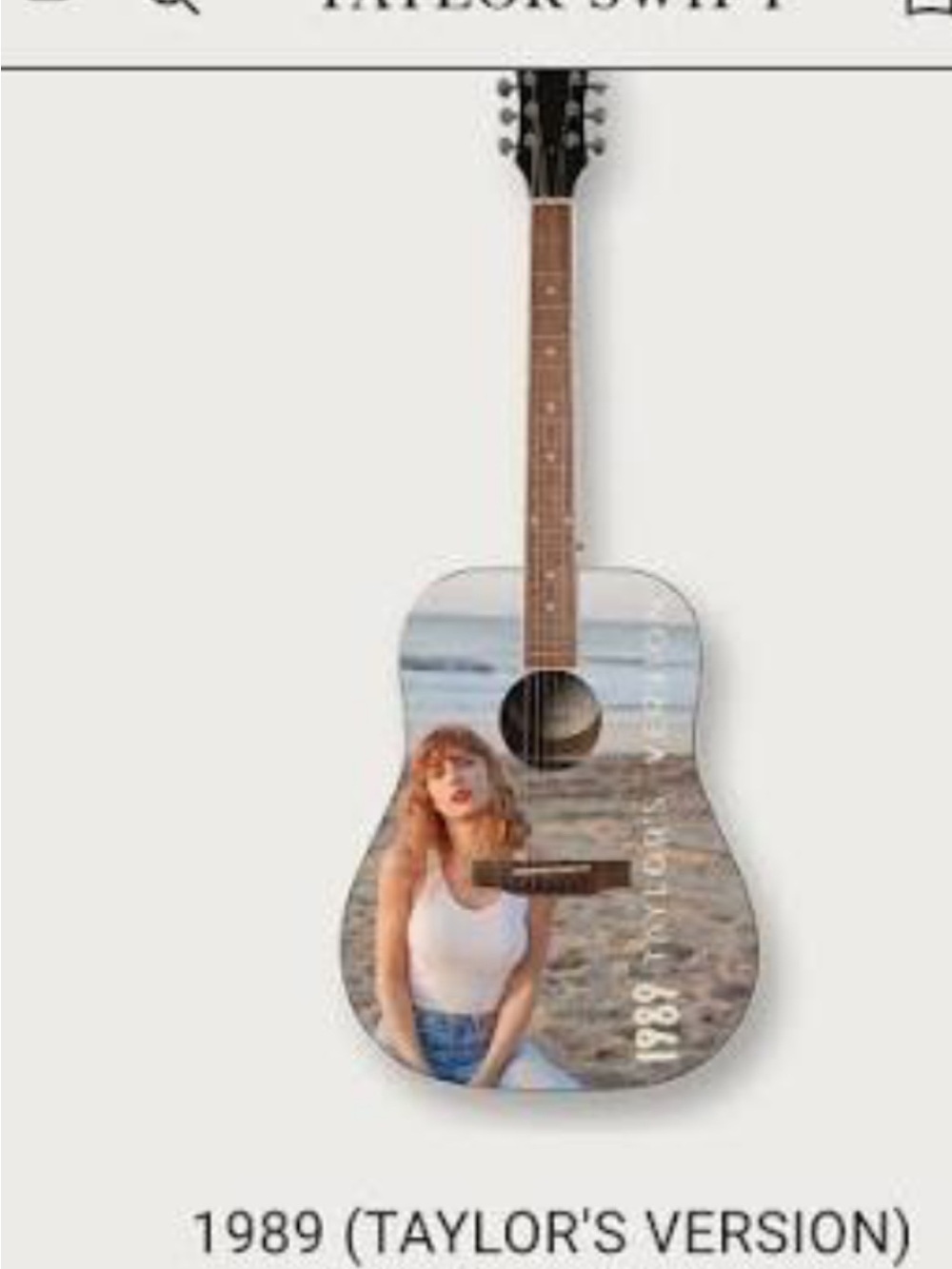 NEW Taylor Swift 1989 Taylor’s Version Guitar
